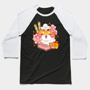 Sakura Strawberry Cake Box Baseball T-Shirt